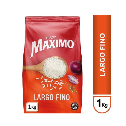 Arroz Maximo Largo Fino 1Kg
