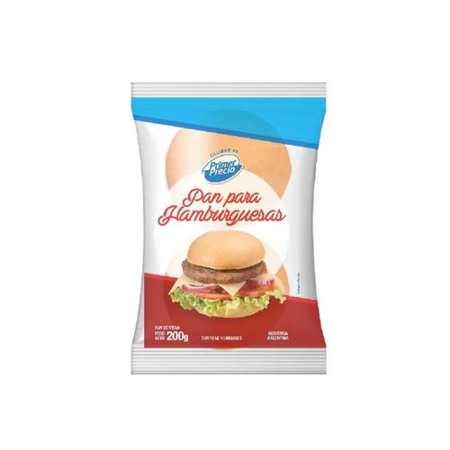 Pan para Hamburguesas Primer Precio 210g