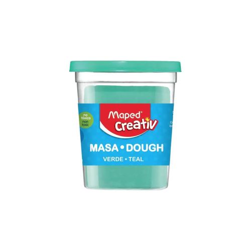 Pote de Masa Color VerdeTeal Maped Creativ