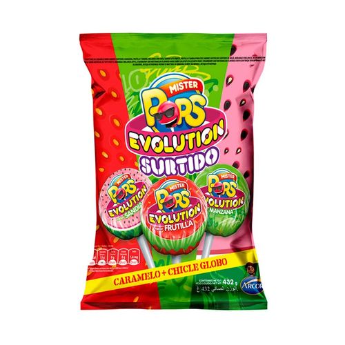Chupetines Mister Pops Chupetines Surtidos Evolution x 24u