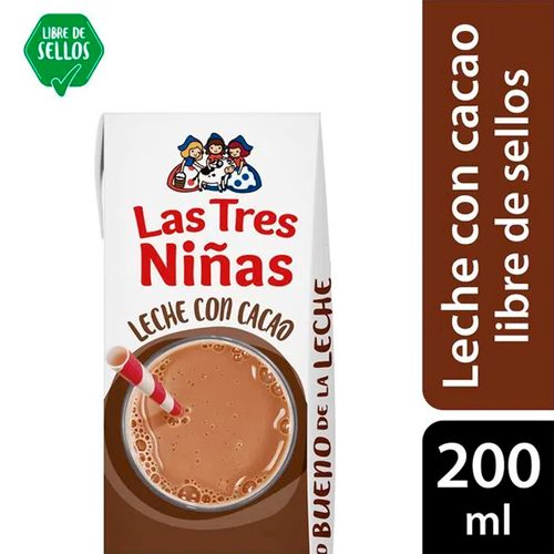 Leche Las Tres Niñas Con Cacao 200ml