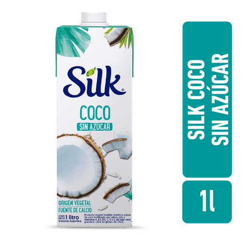 Leche Silk de Coco Sin Azúcar 1L