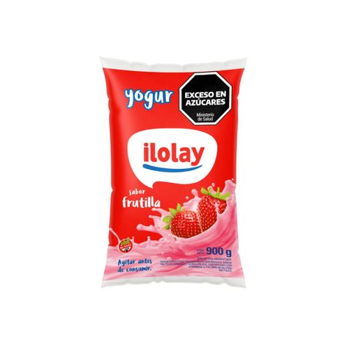 Yogur Ilolay Bebible Sabor Frutilla en Sachet 900g
