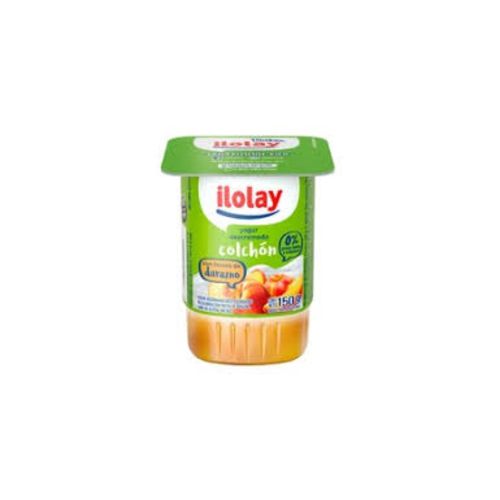 Yogur Ilolay Descremado Con Trozos de Durazno 150g