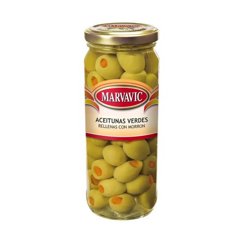 Aceituna Marvavic Rellena Con Morron 330CC