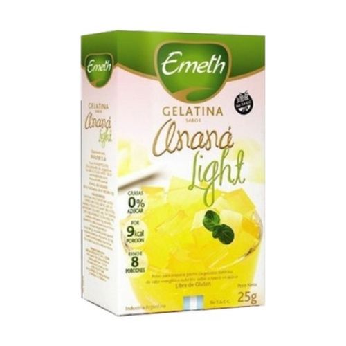Gelatina Emeth Dietética Ananá 25g