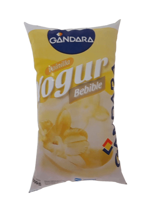 Yogur Gándara Bebible de Vainilla Sachet 900ml