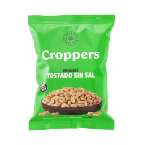 Maní Croppers Tostado Sin Sal 800g