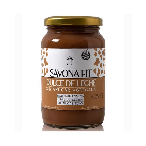 Dulce De Leche Savona Fit C/Stevia 450g