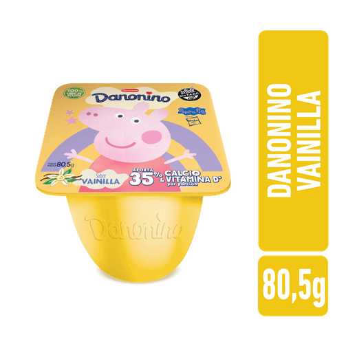 Alimento Danonino Lácteo Vainilla 80g