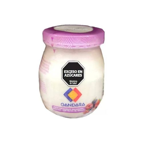 Yogur Gándara Frasco Con Colchon De Frutos Del Bosque 200g