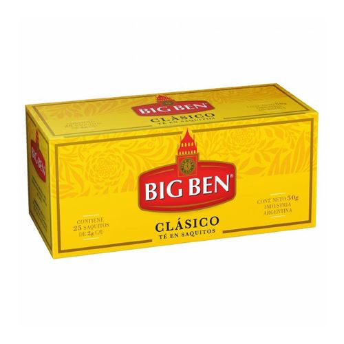 Té Clásico Big Ben en Saquitos x 25u