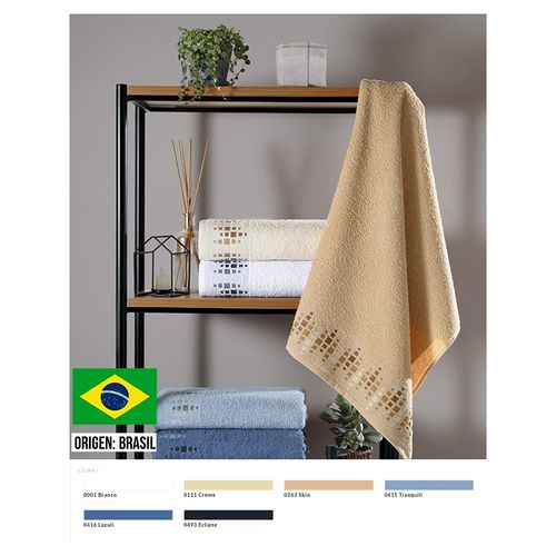 Toalla Lufamar De Baño Algodon Blanco Amaya