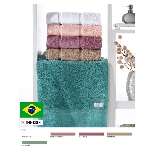 Toalla Lufamar De Baño Algodon Blanco Tulip
