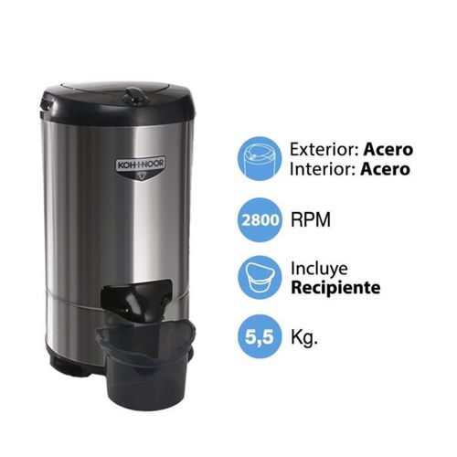 Secarropa Acero 6.5Kg Koh-I-Noor A-655/2