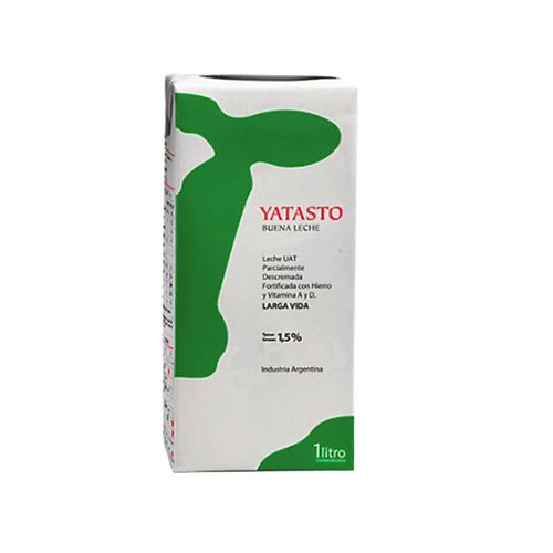 Leche Yatasto Larga Vida Uat Descremada 1L