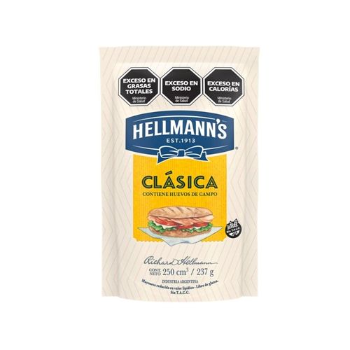 Mayonesa Hellman's Clásica 237g