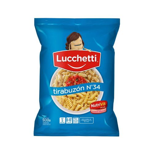 Fideos Lucchetti Tirabuzon N°34 500g