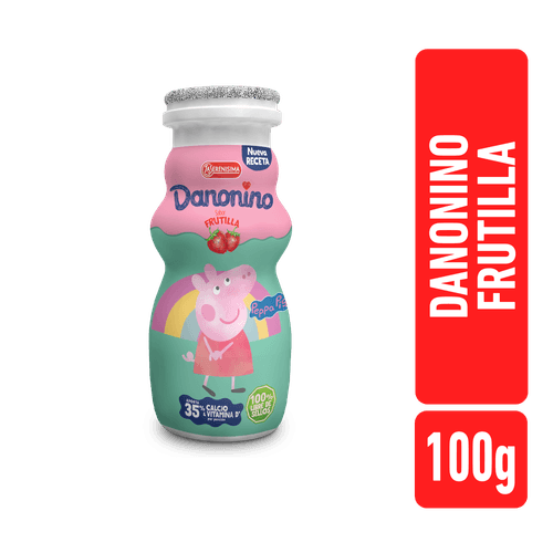 Alimento lácteo Danonino Bebible Frutilla 100g