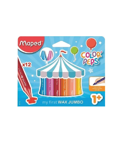 CRAYONES X 12 MAPED