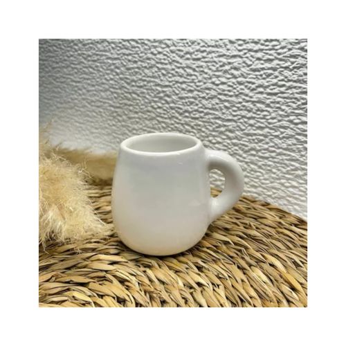 Mate Perita Chico Blanco Cerámica Blanca