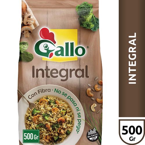 Arroz Gallo Integral 500g