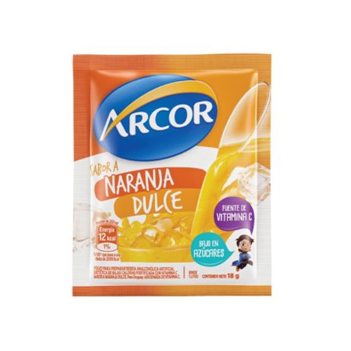 Jugo en Polvo Arcor Sabor Naranja Dulce