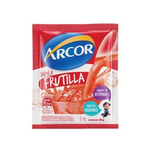 Jugo en Polvo Arcor Sabor Frutilla