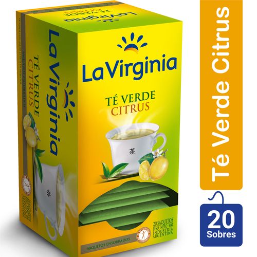 Té Verde Citrus La Virginia x 20u