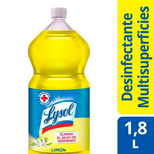 Desinfectante Lysol Dettol Diluible Limón 1800Ml