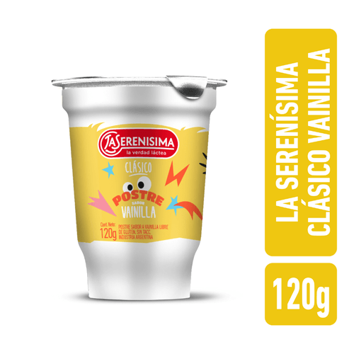 Flan La Serenísima Clásico Vainilla 95g