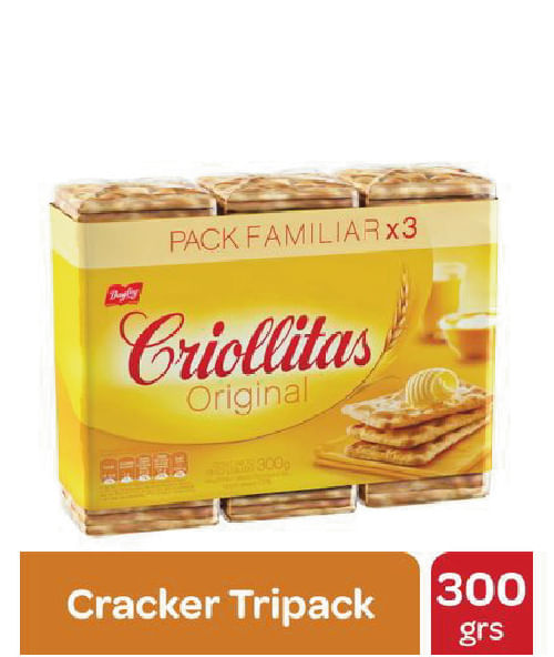 Galletitas Criollitas Pack x 3 300g