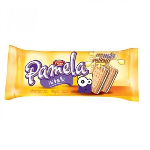 Galletitas Pamela Rellenas Vainilla 97g