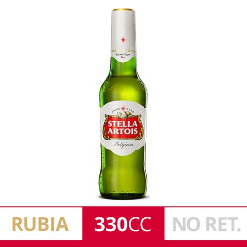 Cerveza Stella Artois Rubia 330ml