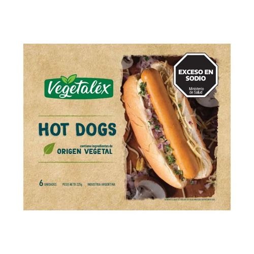 Hot Dogs 100% Vegetal Vegetalex x 6u