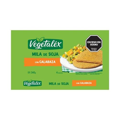 Milanesas de Soja de Calabaza Vegetalex x 4u