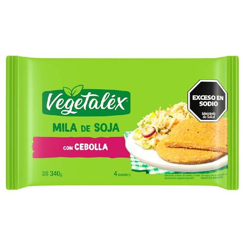 Milanesas de Soja Vegetalex de Cebolla x 4u