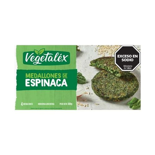 Medallones de Espinaca Vegetalex x 4u