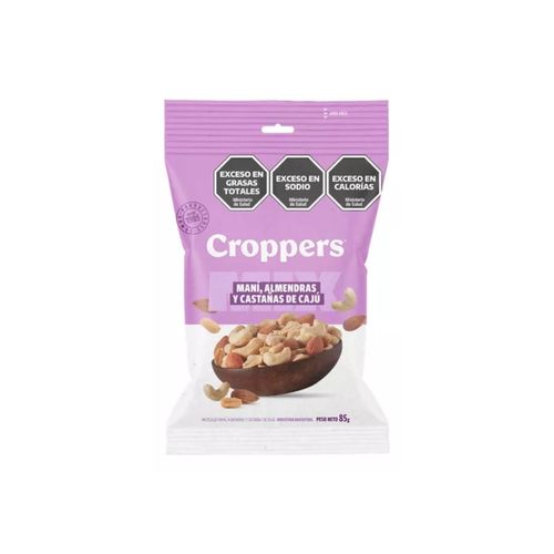 Mix Croppers Maní Almendras Castañas 85g
