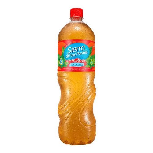 Agua Saborizada Sierra de los Padres Sabor Manzana Roja Sin Gas 1.5L