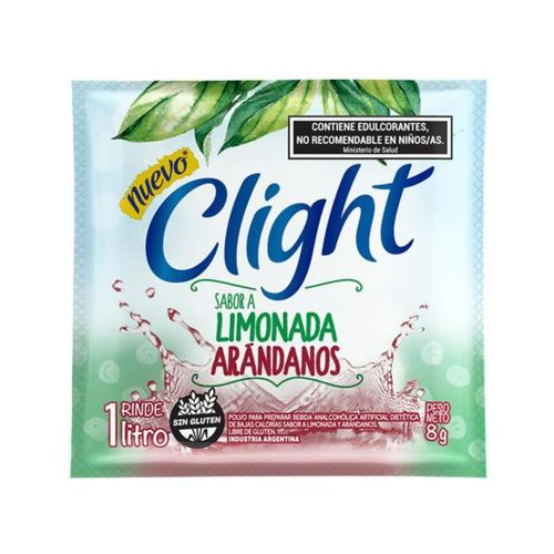 Jugo en Polvo Clight Sabor Limonada - Arándanos