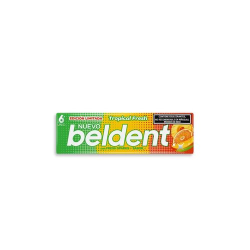 Chicles Beldent Tropical Fresh x 6u