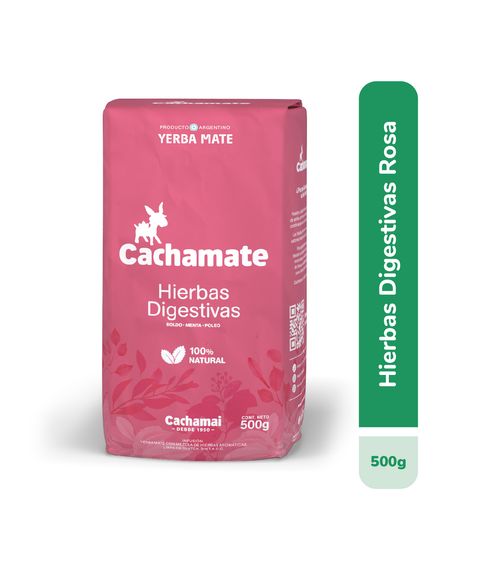 Yerba Mate Cachamate Hierbas Rosas 500g