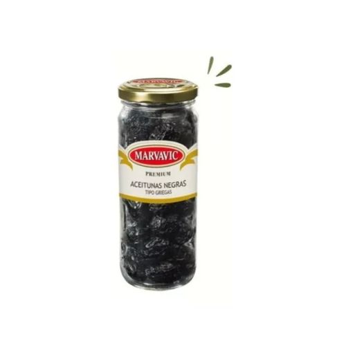 Aceitunas Marvavic Griegas Negras 330cc