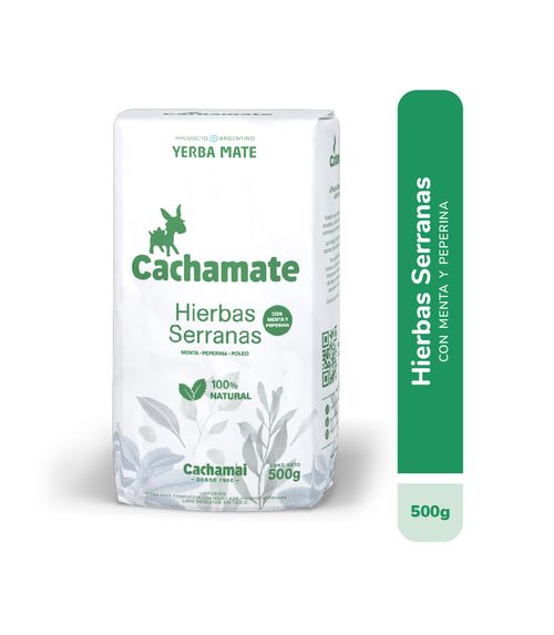 Yerba Mate Cachamate Hierbas Serranas 500g