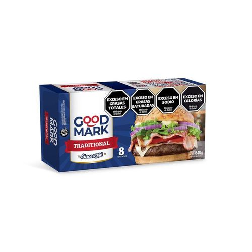 Medallones De Carne Good Mark 8u x 80g