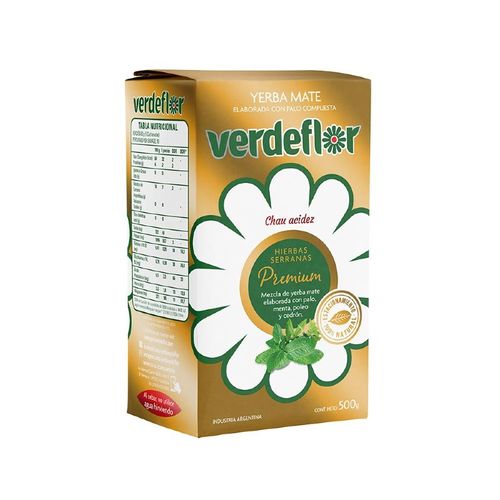 Yerba Mate Verdeflor Hierba Serrana Premium 500g
