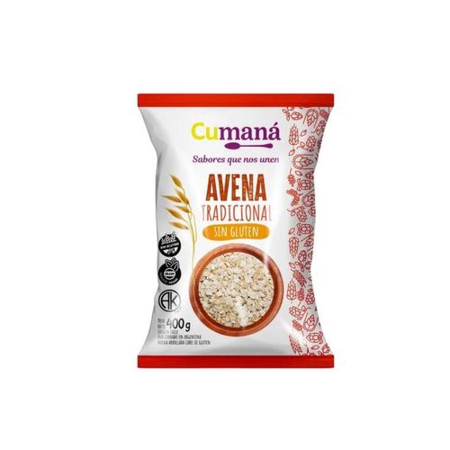 Avena Tradicional Cumaná Sin Gluten 400g