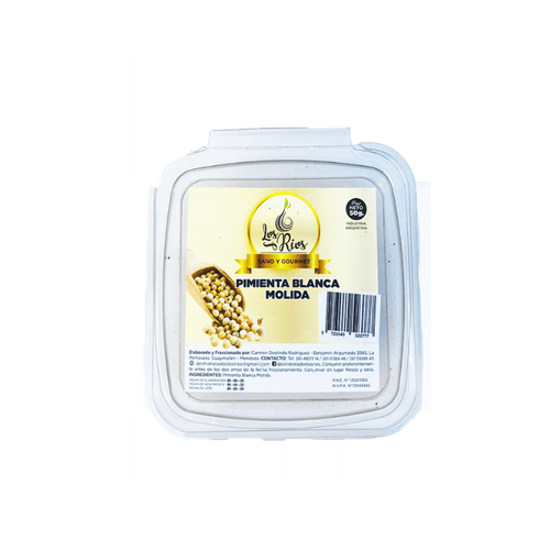 Pimienta Blanca Molida Los Rios x 50g