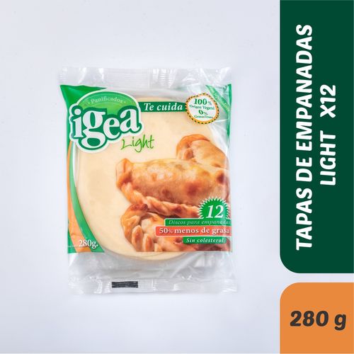 Tapas para Empanadas Igea Light 12UN